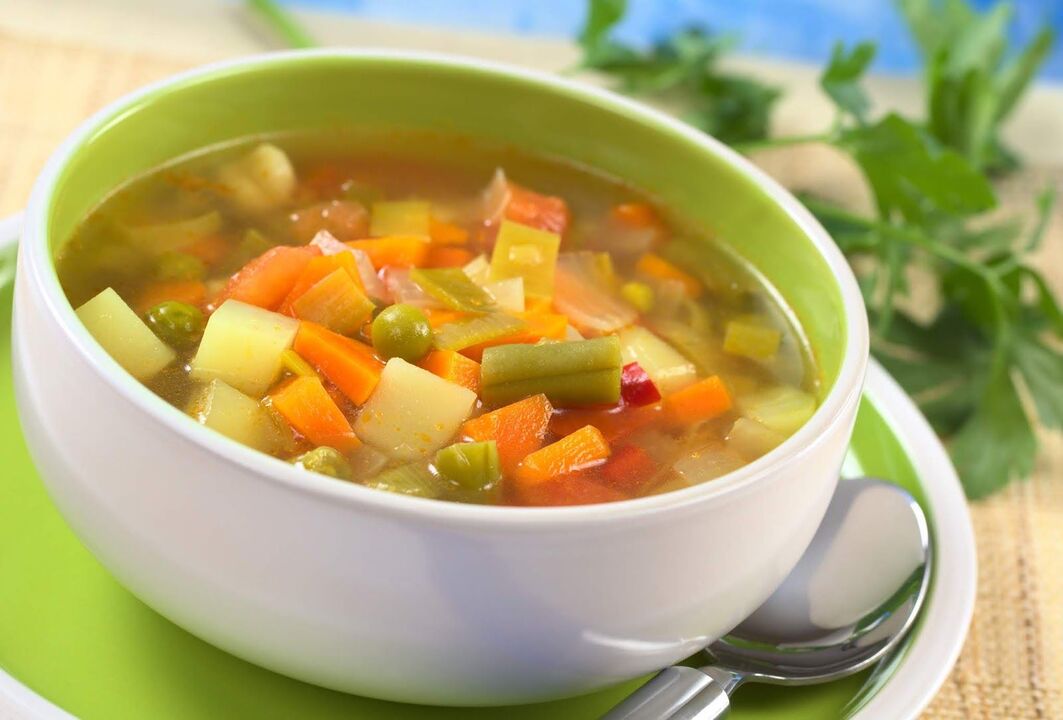 supă de legume pentru pierderea în greutate