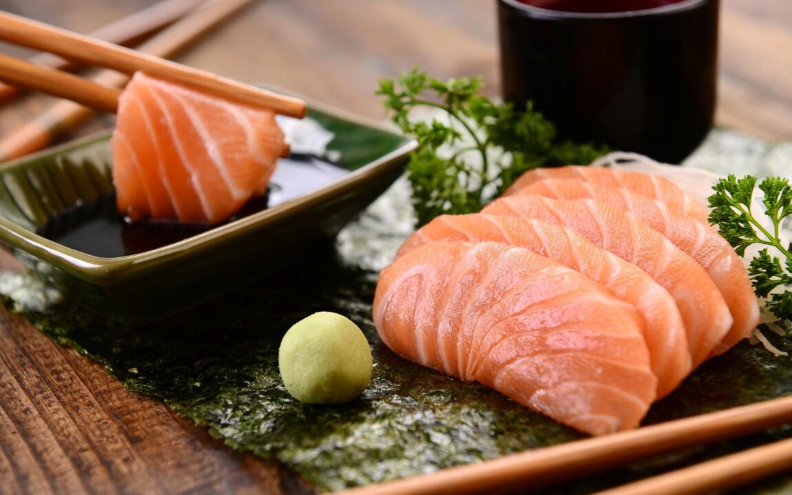 Peștele este una dintre elementele de bază ale dietei japoneze, cu excepția soiurilor grase precum somonul. 
