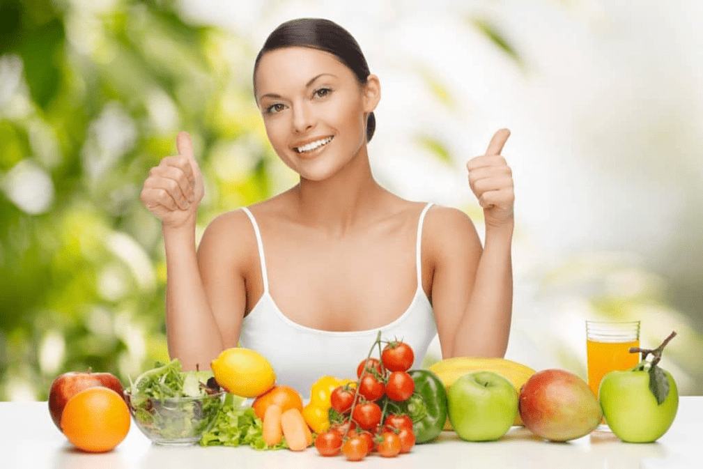 fructe și legume la dietă