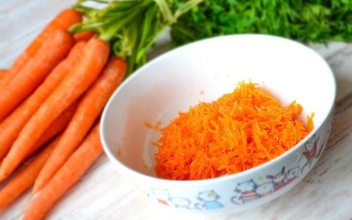 morcovi rasa pentru micul dejun al dietei japoneze